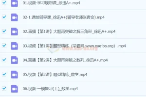 徐迅 2024高三高考数学 A+春季班