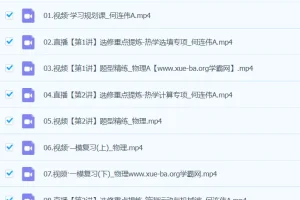 何连伟物理 2024高三高考物理 二轮精讲 A班春季班