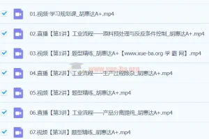 2024高三高考化学 胡惠达 寒假班A+