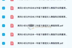 2024春 黄冈小状元作业本