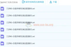 兰彦岭《总裁突破性演说智慧》（6集）