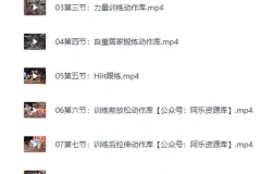 《B站付费课程 – 零基础减脂塑性·男女适用》（完结）[MP4]