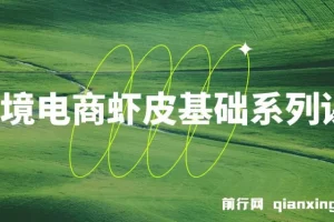 跨境电商虾皮基础系列课程