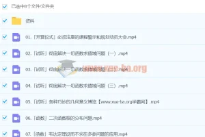 2024高三高考数学 树栋 全程班