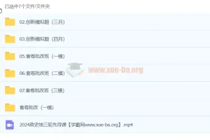 2024高三高考政治 刘勖雯 三轮复习精讲