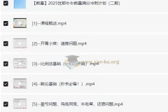 【省考国考】2025忧郁牛牛秘传·【数量】技巧集合课（含第二期冲刺计划+讲义）MP4 【2.9GB】