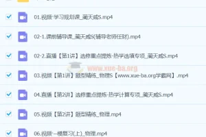 2024高三高考物理 蔺天威物理 S春季班