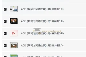 ACE《解词三剑客》速记背单词