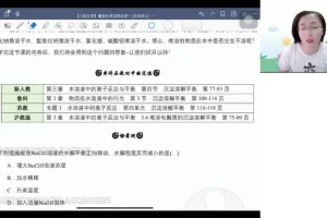 2023-2024高二化学暑假班（赵晶主讲）