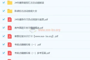 陈瑞春语文 2024高三高考点睛班