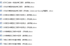 中考数学三角形相关培优专题讲义及专题练习 word文档