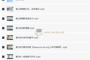 小学语文 4年级语文 吴月光 寒假