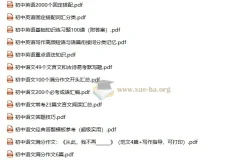 初中（七八九年级）复习资源汇总 105个PDF 24.12.8