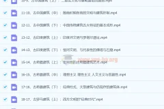 王受之教授：世界建筑文明史（古典篇）完结37集