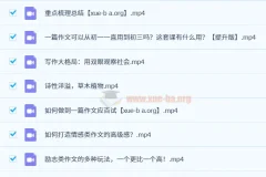 玉米老师作文专题课【提升版】