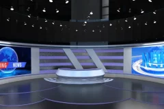 《690+款虚拟演播厅绿幕背景素材合集》直播绿幕必备20G+素材[MP4]