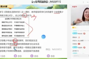 樊帅初二政治秋季班：辨析题+材料分析题专项突破