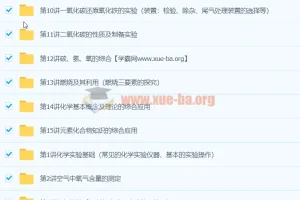 初中化学 初三上学期化学拓展提高（秋季）