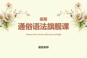 英语语法全攻略：从基础到高级的完整指南