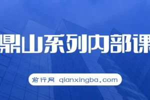 【精】鹿鼎山缠论实战直播回放：帮助0基础-进阶者用缠论实现月均15%+稳健盈利-更新9月