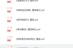 《100部名著精读笔记》 绘本 小红书近期爆火 [PDF]