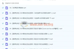 2024高三高考 张鹏生物 二轮寒假班