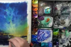 零基础水彩风景绘画54课：从入门到精通