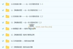 朱韬 初中数学 2024-2025初一数学培训班 秋下·全国版A+