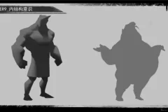 欧美风游戏角色设计：概念与风格化变形PS教程