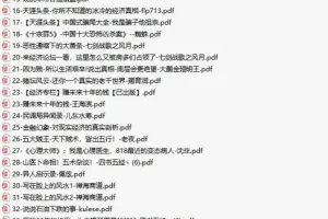 《天涯神贴》合集(内容很全，手慢无)