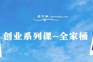 创业系列课-全家桶，9大课程涵盖:IP 流量 利润 私域 带你千万年利润之路