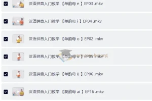 汉语拼音入门教学