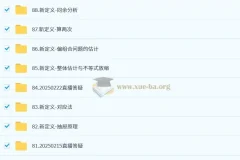 2024-2025高三 阿不 新高考数学二三轮复习(100-150分独家提分秘籍）