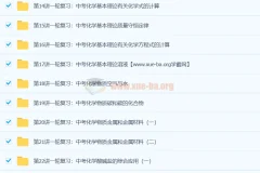 初中初三化学中考总复习（通用版）【18讲陈谭飞】