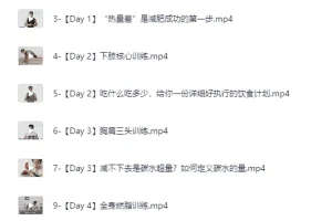 B站付费课程-《男性生活化减脂》让你随时随地都能进行有效的锻炼