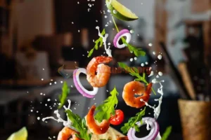 摄影师Daria Kalugina 12种悬浮美食摄影布光造型教程