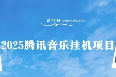 2025腾讯音乐挂机项目，全网独家技术，全新玩法，轻松月入5000+