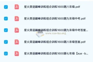 星火巅峰训练组合训练