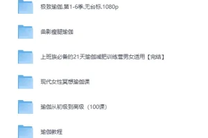 《小红书花198元买来的韩国瑜伽老师雅慧9节超高清瑜伽课程》[MP4][108G]