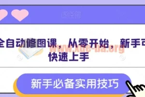 AI全自动修图课从零开始新手可快速上手 15.6G