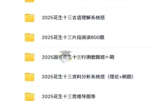 2025年国家公务员考试【H生】行测/申论系统班