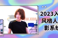 2023入门多风格人像摄影系统课