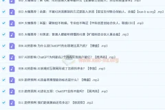 AI实践真知课（31集全）