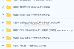 中考数学核心考点专题突破