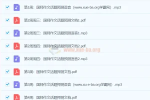 国家伟语文 2024高三高考语文 押题梦想典当铺