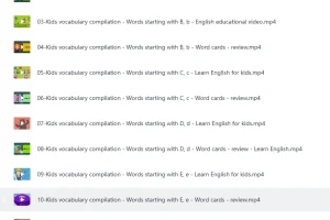 88集英语单词动画片 (单词1000+)