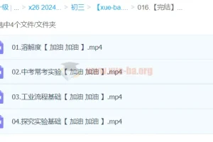 【完结】【2024中考】中考复习冲刺-化学