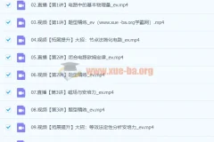 2024高二物理 彭娟娟物理 S暑假班