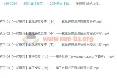 2024高三高考化学 吕子正化学 暑假班