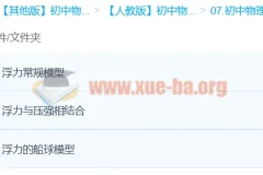 初中物理 【Circle的物理世界】3课时吃透浮力模型【3讲袁媛】